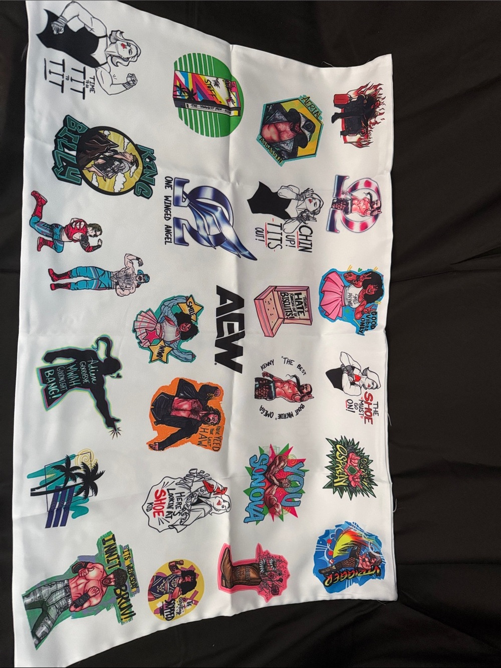 BN AEW pillow case
